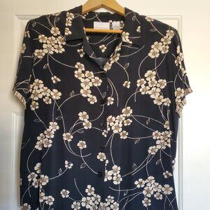 Alfred Dunner Dress Shirt Floral Women’s Size 16